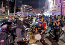 Forcejeos entre policías y ambientalistas por plantón contra ley urgente para el fortalecimiento de la minería y la energía | Política | Noticias