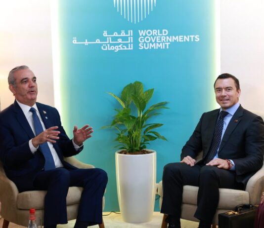 Daniel Noboa y Luis Abinader buscan fortalecer intercambios comerciales en Dubái | Política | Noticias