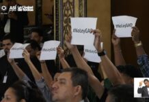 ‘No a la ley GAD’: los carteles que se mostraron en el Concejo de Guayaquil | Comunidad | Guayaquil