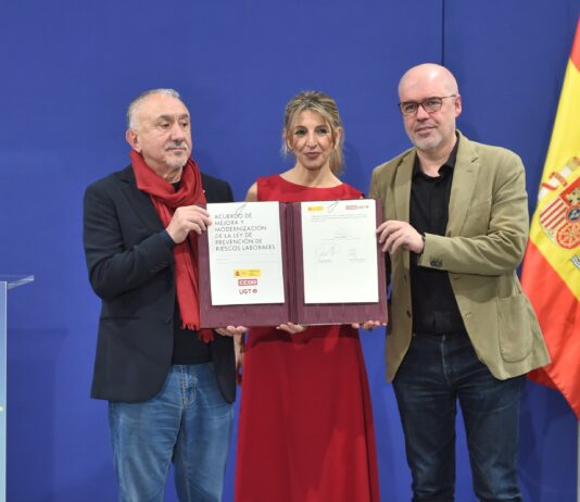 CC OO denuncia el “incumplimiento” de Trabajo con los plazos para reforzar la prevención de riesgos laborales