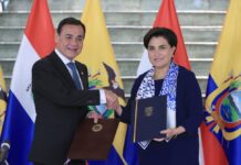 Seguridad, comercio y firma de convenios marcaron el encuentro entre los cancilleres de Ecuador y Paraguay | Política | Noticias