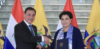Seguridad, comercio y firma de convenios marcaron el encuentro entre los cancilleres de Ecuador y Paraguay | Política | Noticias