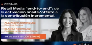 SIDN celebra el webinar «Retail Media end-to-end» el 14 de abril