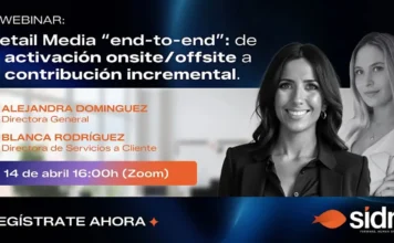 SIDN celebra el webinar «Retail Media end-to-end» el 14 de abril
