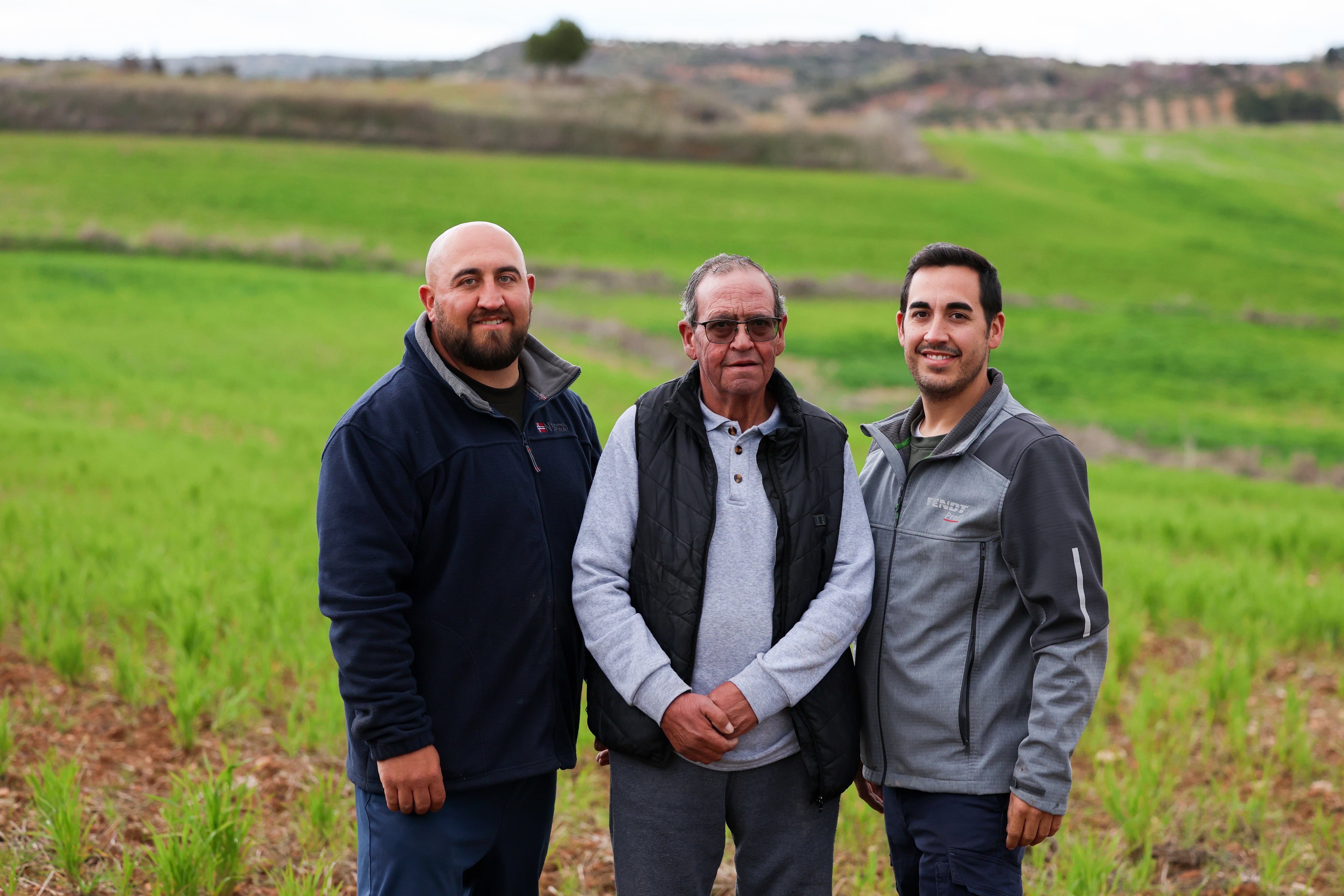La familia Díaz Domingo en Villarejo de Salvanés el 10 de marzo