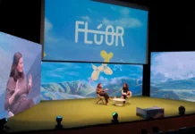Adriana Domínguez en el congreso Flúor