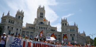 Cientos de personas se manifiestan en Madrid en defensa de una vivienda digna frente a los “ataques del rentismo”