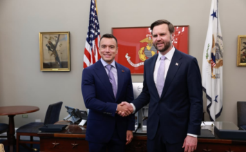 ‘Seguimos fortaleciendo una alianza basada en la decisión de enfrentar juntos al narcotráfico’: Daniel Noboa tras reunión con el vicepresidente de EE. UU. | Política | Noticias
