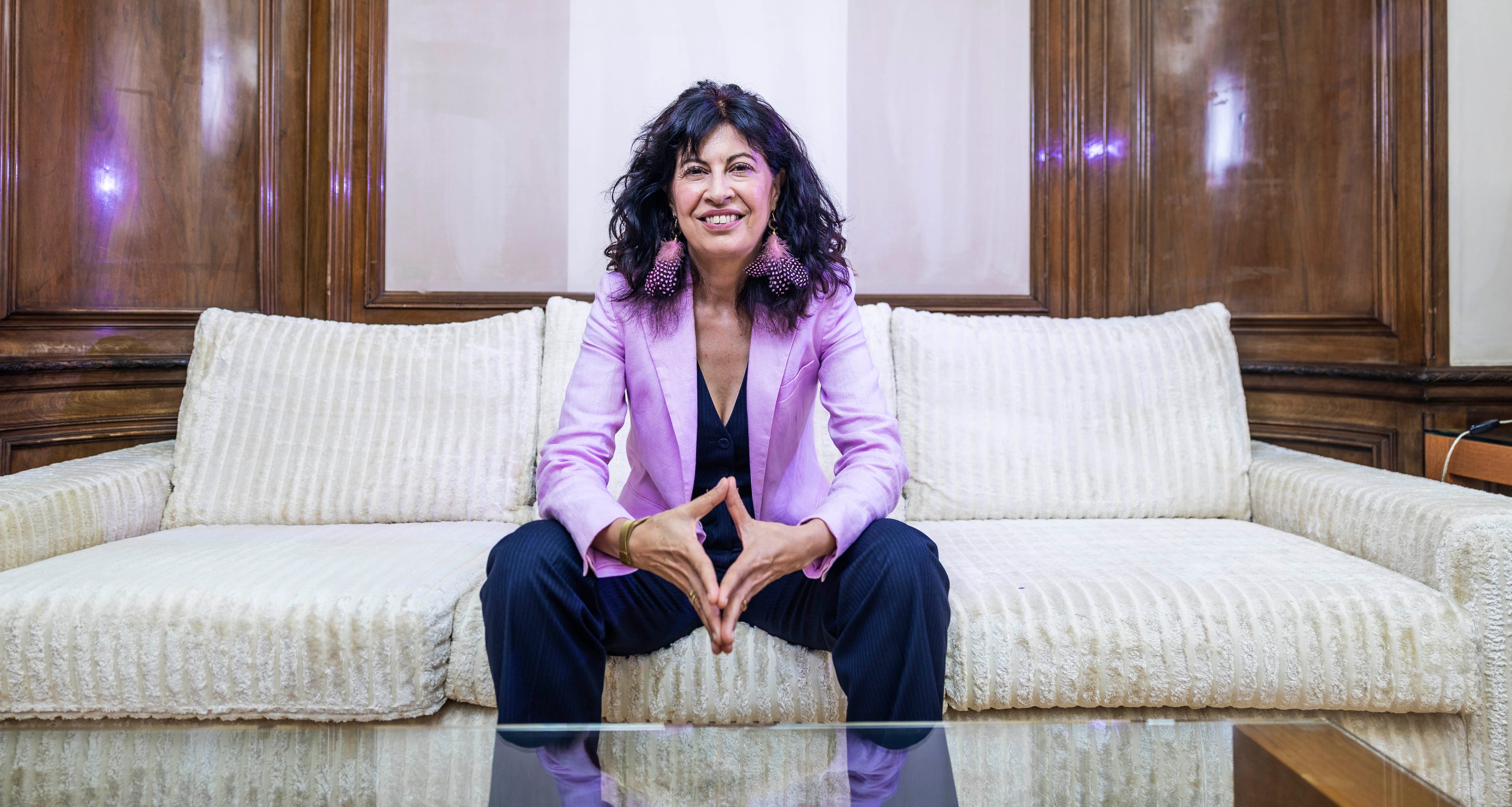 Ana Redondo en el Ministerio de Igualdad., en una entrevista con EL PAÍS,