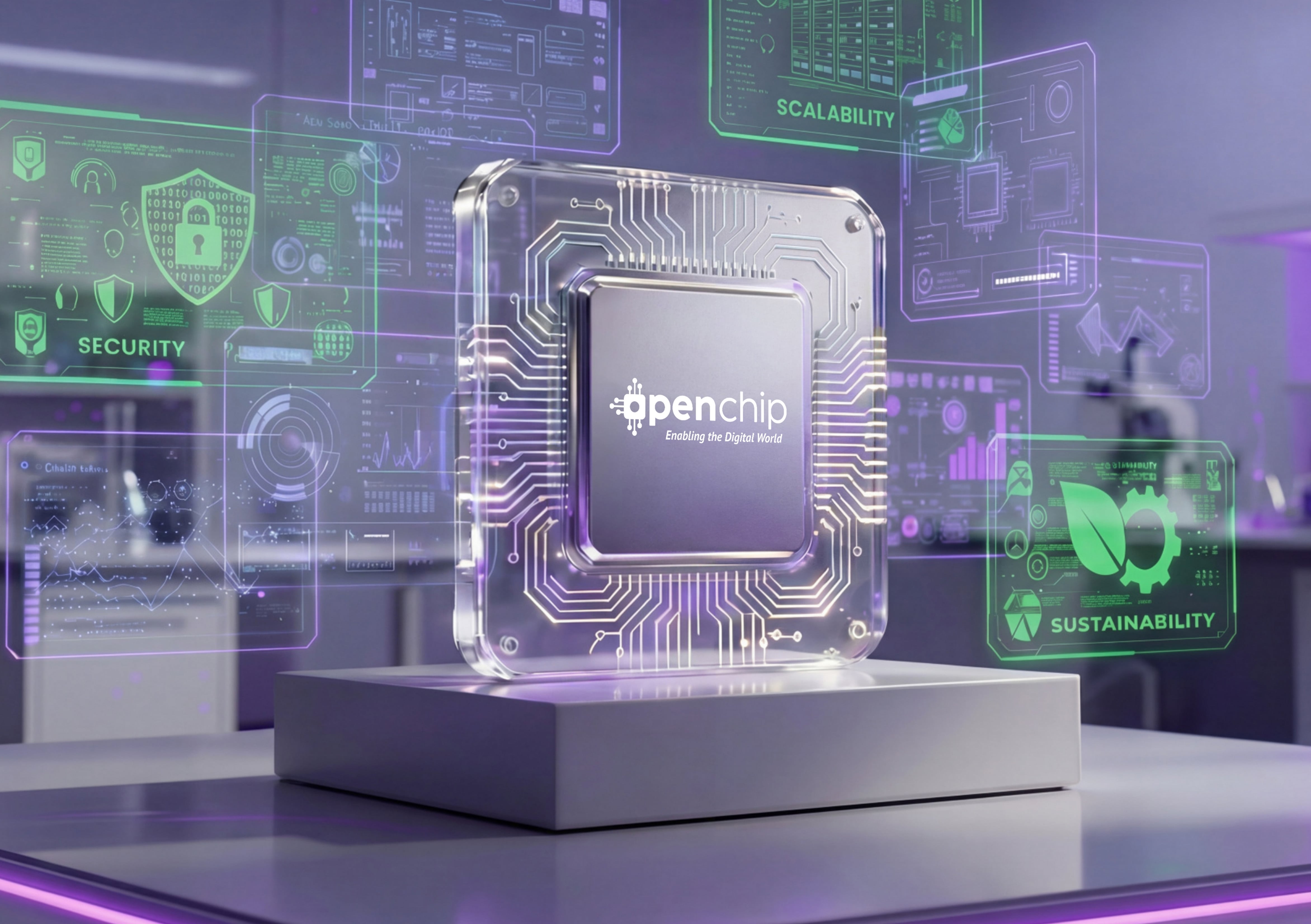 imagen corporativa de OpenChip.
