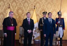 Daniel Noboa recibió las cartas credenciales del nuevo nuncio apostólico del Vaticano en Ecuador | Política | Noticias