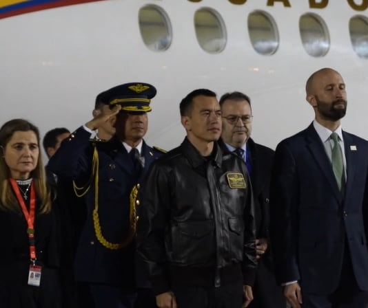 Daniel Noboa arribó a Paraguay para asistir a la Cumbre del Mercosur | Política | Noticias
