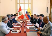 Ecuador y Perú revisaron avances de su agenda bilateral y acordaron reforzar cooperación en seguridad, comercio y frontera | Política | Noticias