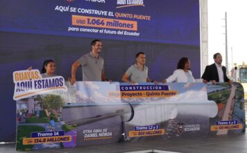 Daniel Noboa dio inicio a la construcción del primer tramo del Quinto Puente: ‘Guayaquil vuelve a ser protagonista’ | Política | Noticias