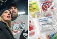 Los «swifties» compran la basura de la boda de Taylor Swift